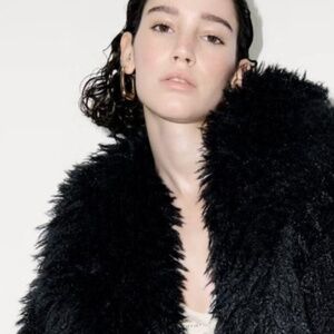 Leyendecker Faux Fur Cropped Jacket